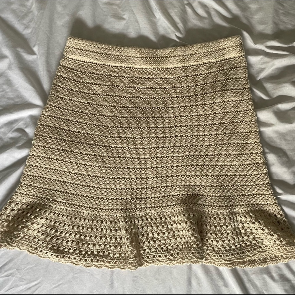 Mini Crochet Skirt
